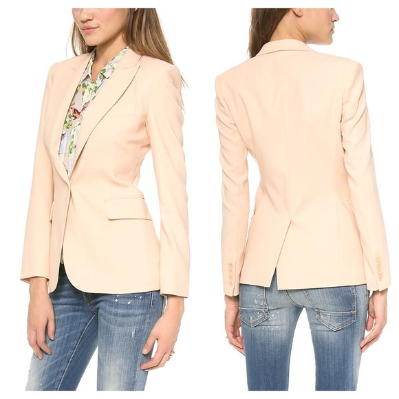 Equipment Jackets & Blazers - Equipment Anais Blazer Peach Pink